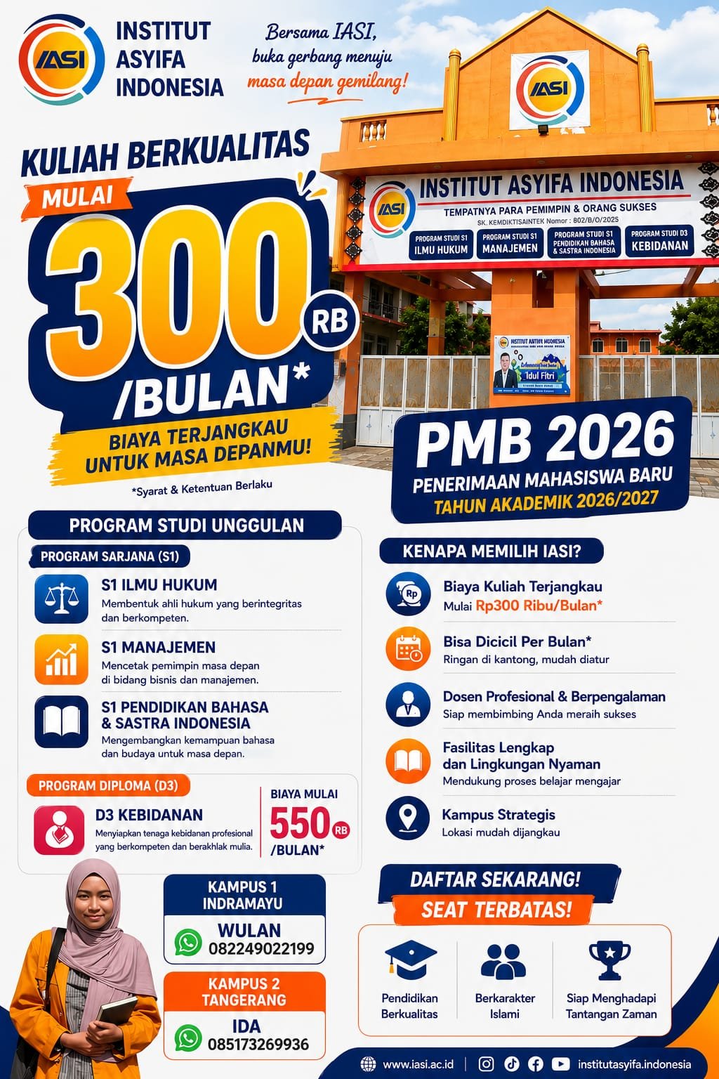 Solusi Pendidikan Tinggi Terjangkau, Institut Asyifa Indonesia Tawarkan Skema Biaya Kuliah Ringan dan Transparan