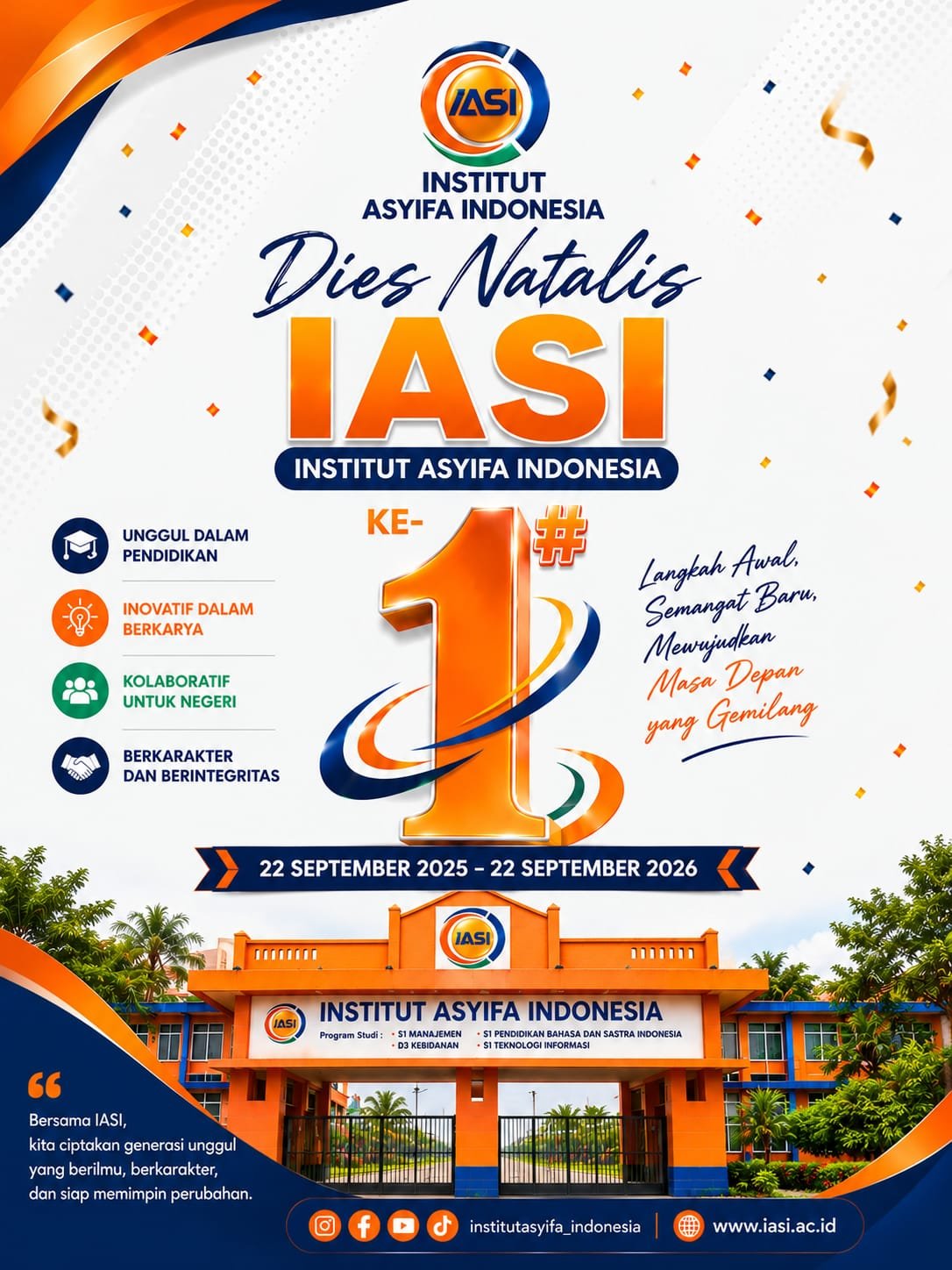 Dies Natalis Ke-1 Institut Asyifa Indonesia